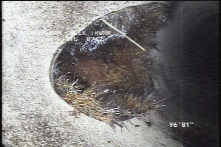 Roots Fine Connection, at 11 o'clock, within 8 inches of joint: NO