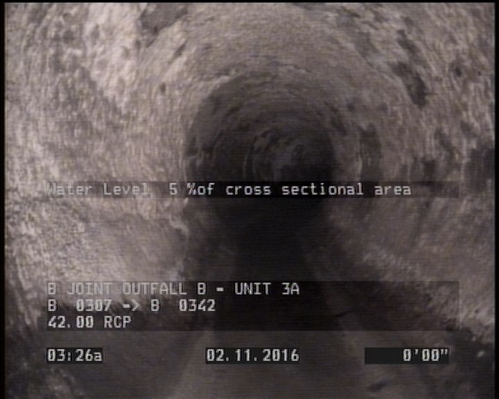 Water Level, 5 %of cross sectional area