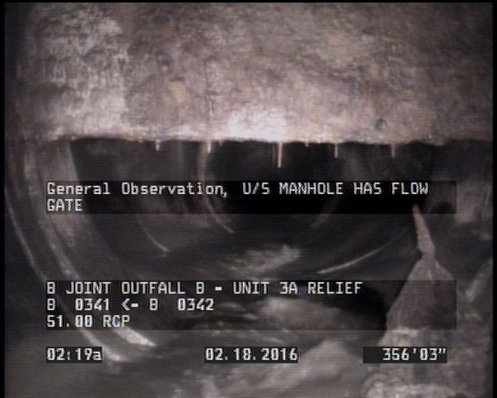 General Observation - U/S MANHOLE HAS FLOW GATE