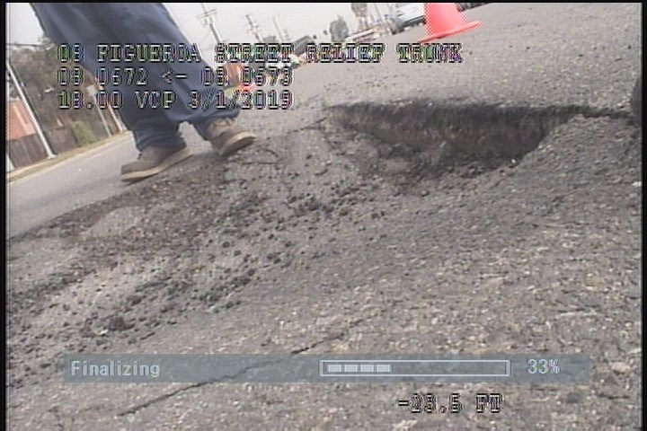 Water Mark, 25 %of cross sectional area