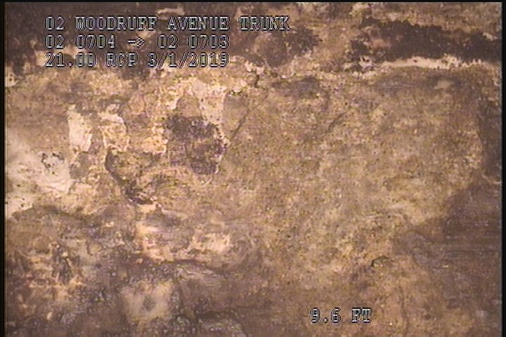 Surface Spalling, from 08 to 04 o'clock, within 8 inches of joint: YES, Start - BLISTERING PEELING CONCRETE