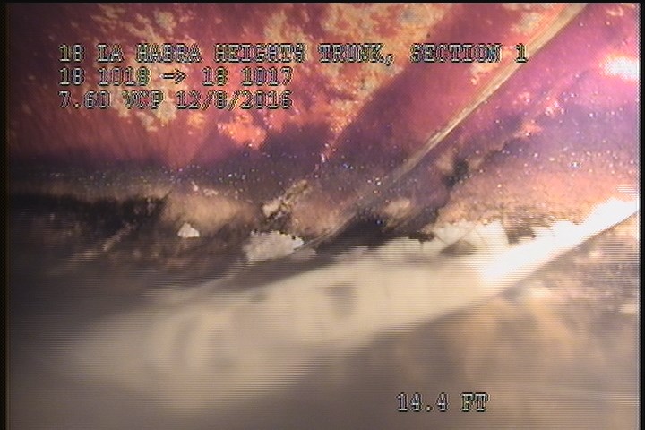 Upstream Manhole, Survey Begins - 2:26 PM, EMERGENCY