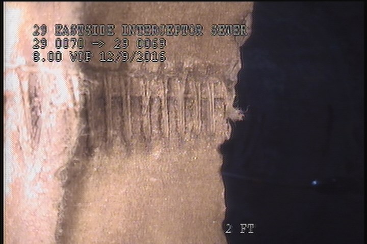 General Photograph - POSSIBLE START OF A LINER/STITCHED