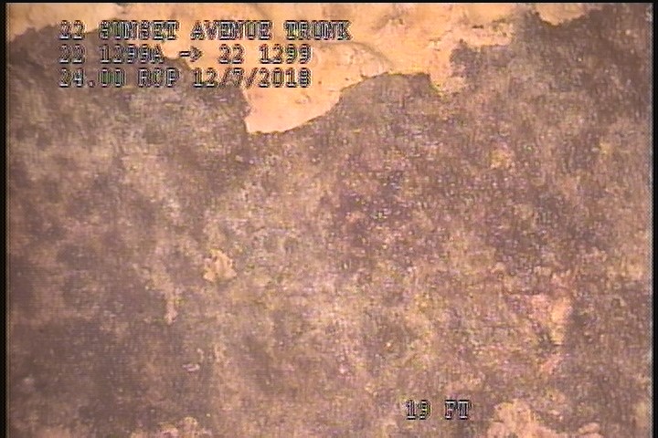 Surface Spalling, from 08 to 04 o'clock, within 8 inches of joint: NO - FLAKING CONCRETE UNDER MAG COAT