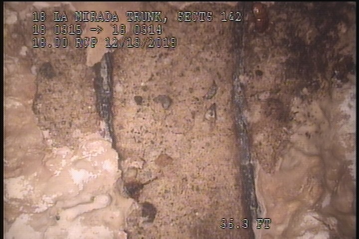 Surface Reinforcement Corroded, from 11 to 01 o'clock, within 8 inches of joint: NO - CIRCUM REBAR