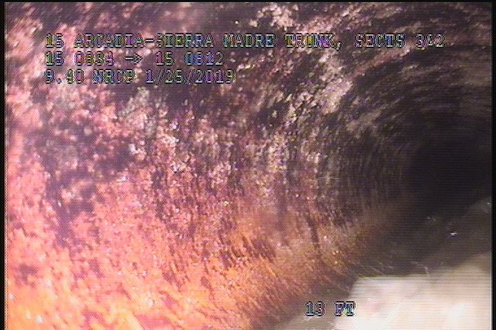 Lining Failure Wrinkled, from 08 to 04 o'clock, within 8 inches of joint: YES, Start