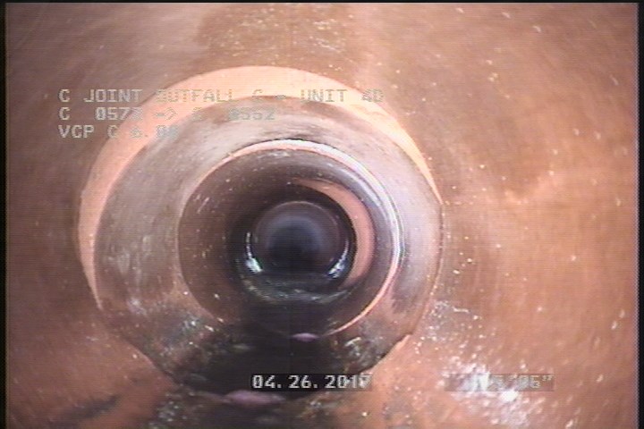 Upstream Manhole, Survey Begins - 10:25 AM