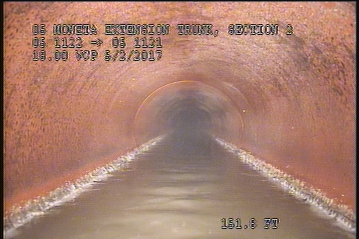 Deposits Attached Grease, 5 %of cross sectional area, from 08 to 04 o'clock, , within 8 inches of joint: YES
