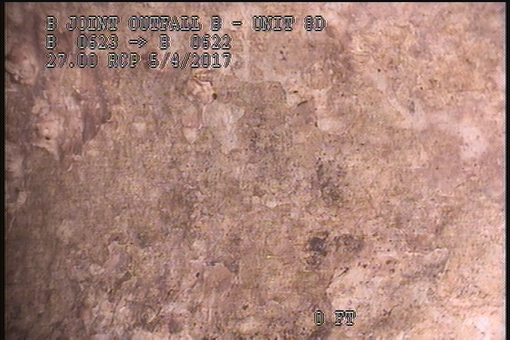 Surface Spalling, from 09 to 03 o'clock, within 8 inches of joint: YES, Start - SWOLLEN,FLAKING CONCRETE