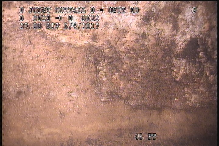 Surface Spalling, from 09 to 10 o'clock, within 8 inches of joint: NO - PEELING LAITANCE COAT
