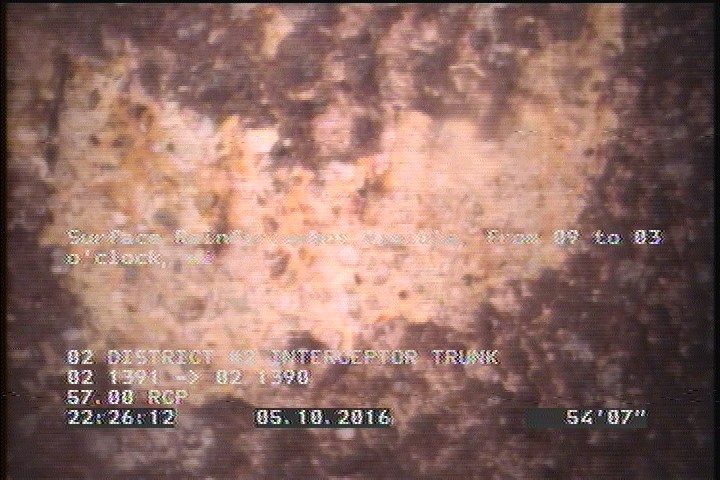 Surface Reinforcement Visible, from 09 to 03 o'clock, within 8 inches of joint: NO, Start