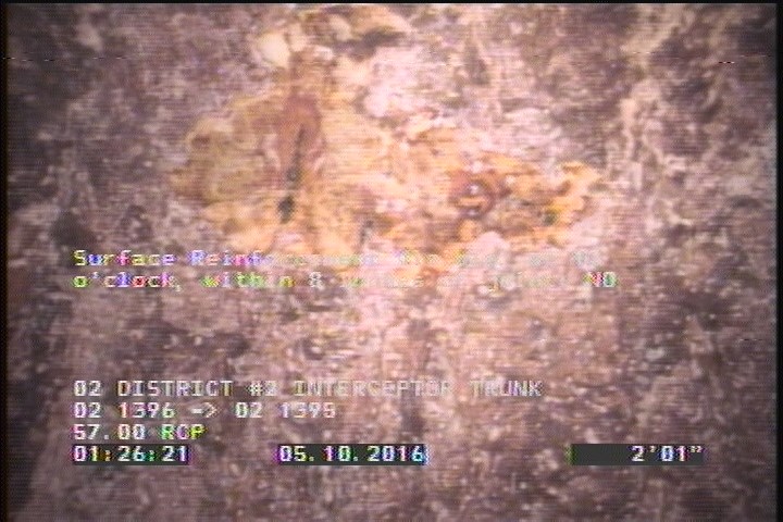 Surface Reinforcement Visible, at 12 o'clock, within 8 inches of joint: NO