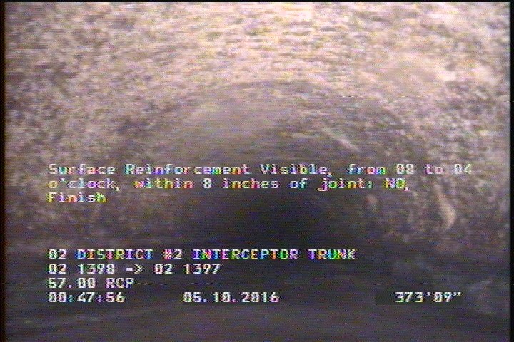 Surface Reinforcement Visible, from 08 to 04 o'clock, within 8 inches of joint: NO, Finish