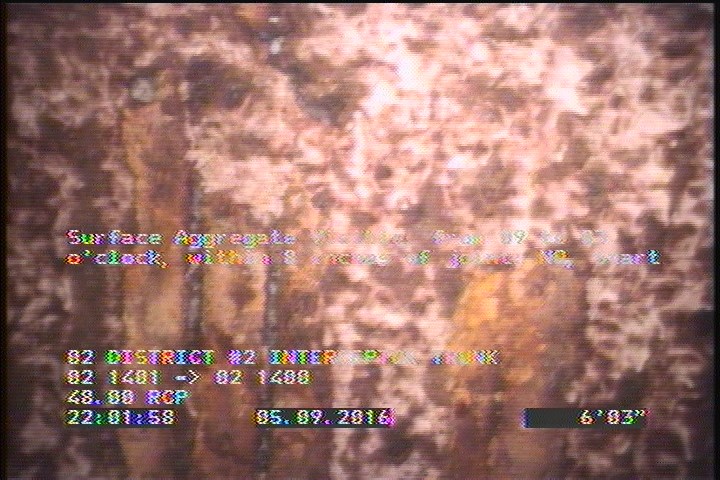 Surface Aggregate Visible, from 09 to 03 o'clock, within 8 inches of joint: NO, Start