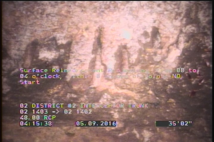 Surface Reinforcement Projecting, from 08 to 04 o'clock, within 8 inches of joint: NO, Start