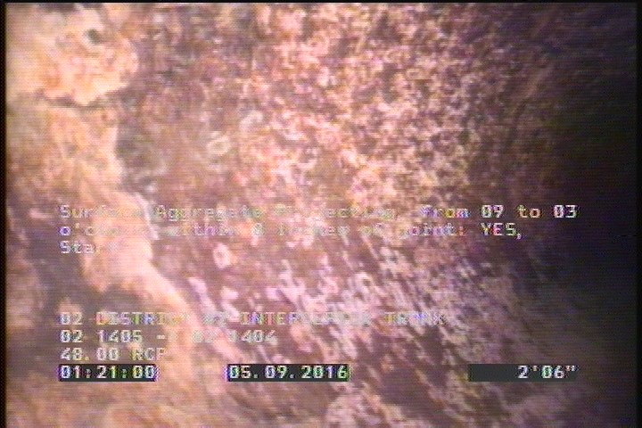 Surface Aggregate Projecting, from 09 to 03 o'clock, within 8 inches of joint: YES, Start
