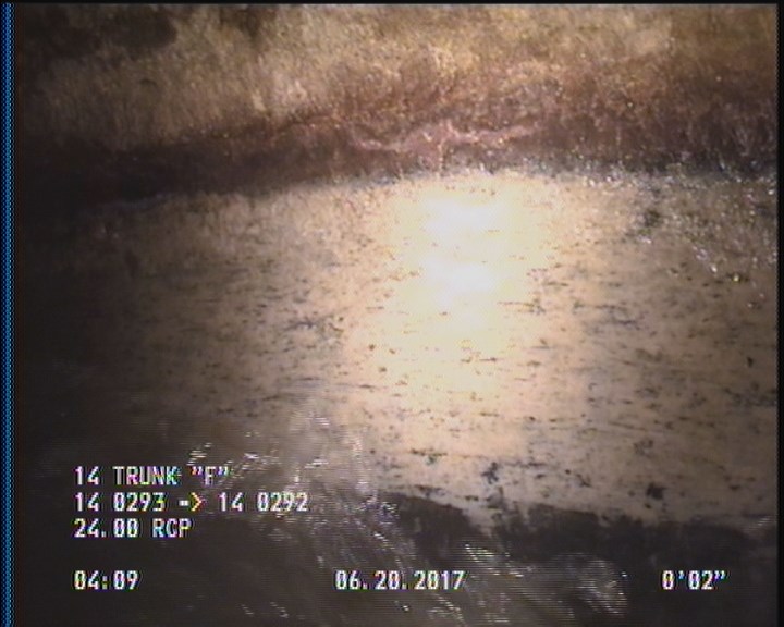 Deposits Attached Grease, 5 %of cross sectional area, from 03 to 09 o'clock, , within 8 inches of joint: YES, Start