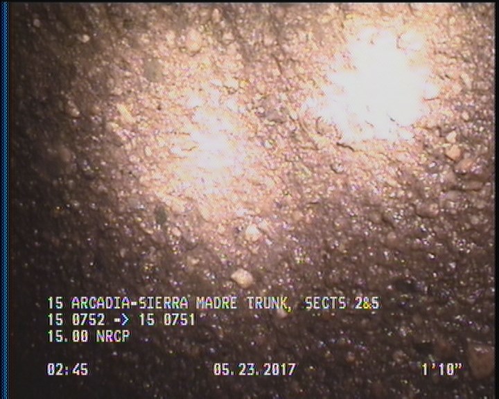 Surface Aggregate Projecting, from 09 to 03 o'clock, within 8 inches of joint: YES, Start