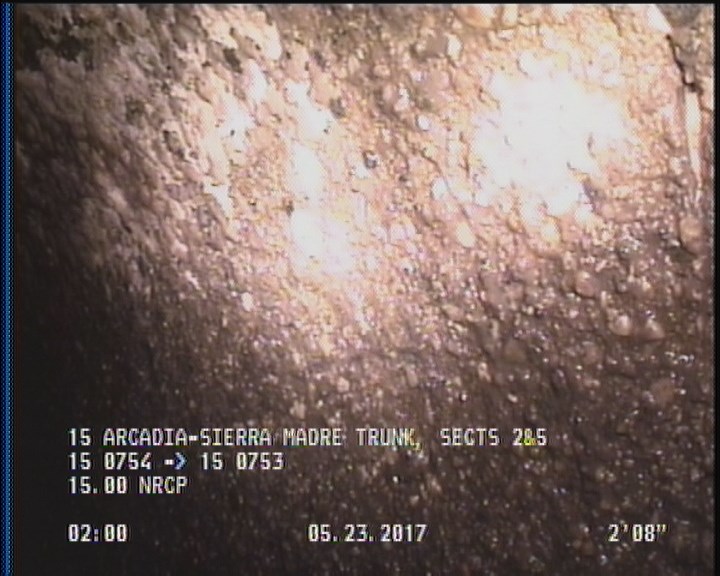 Surface Aggregate Projecting, from 09 to 03 o'clock, within 8 inches of joint: YES, Start