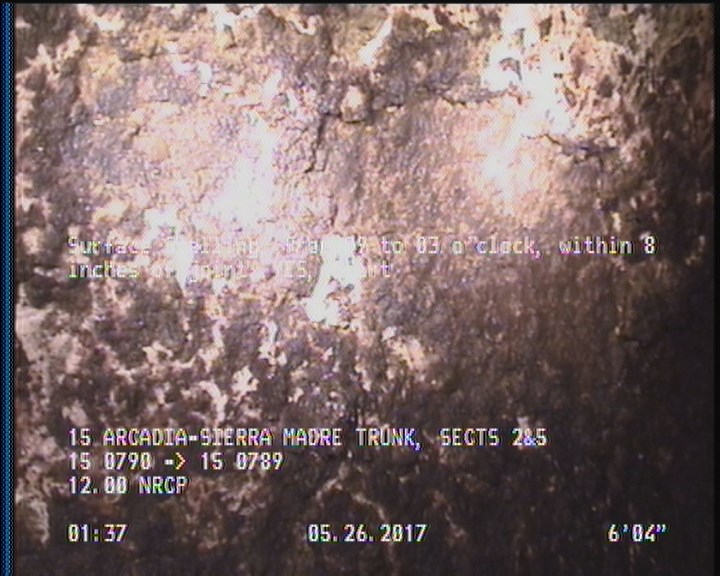 Surface Spalling, from 09 to 03 o'clock, within 8 inches of joint: YES, Start