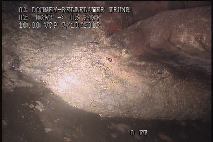 Deposits Attached Grease, 15 %of cross sectional area, at 09 o'clock, , within 8 inches of joint: NO