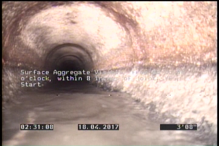 Surface Aggregate Visible, from 08 to 04 o'clock, within 8 inches of joint: YES, Start