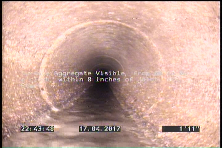 Surface Aggregate Visible, from 08 to 04 o'clock, within 8 inches of joint: YES, Start