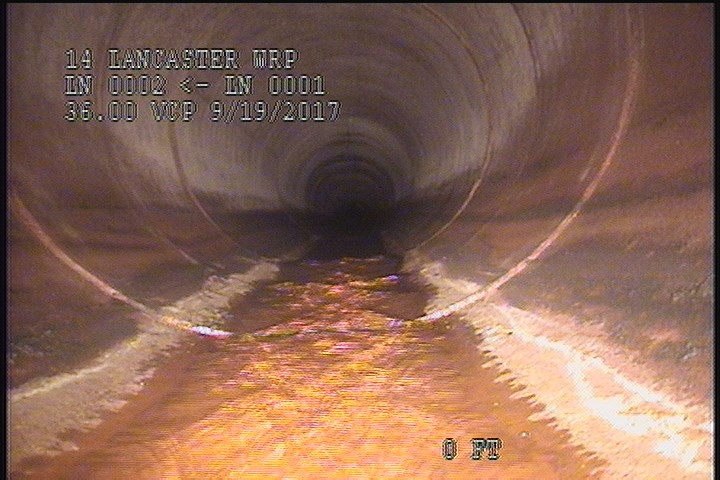 General Observation - VIEW BOTTOM OF PIPE ONLY