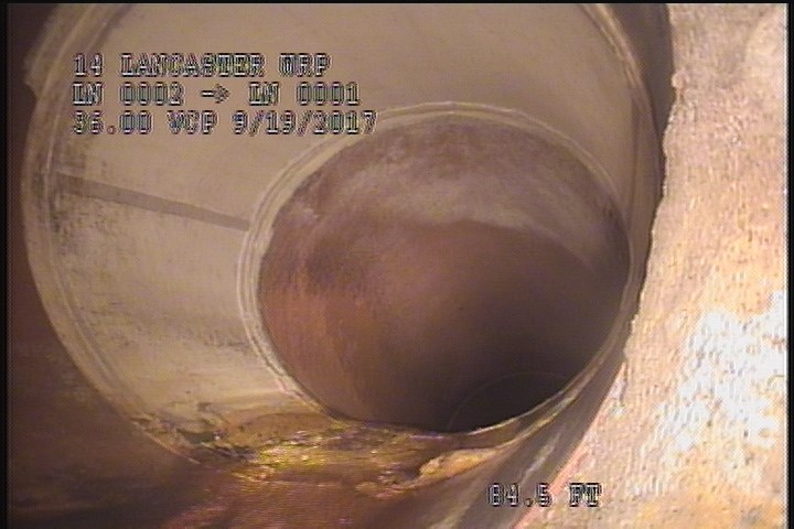 General Observation - VIEW DOWNSTREAM MH# LN 0001