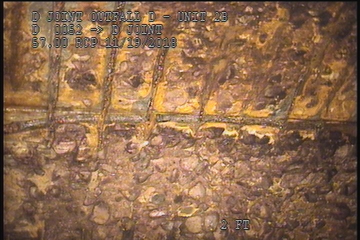 Surface Reinforcement Corroded, from 10 to 02 o'clock, within 8 inches of joint: YES, Start - LONG & CIRCUM REBAR