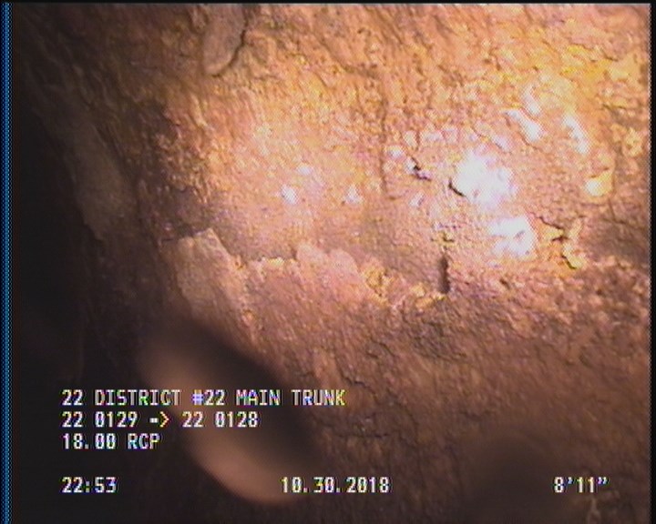 Surface Spalling, from 09 to 03 o'clock, within 8 inches of joint: YES, Start