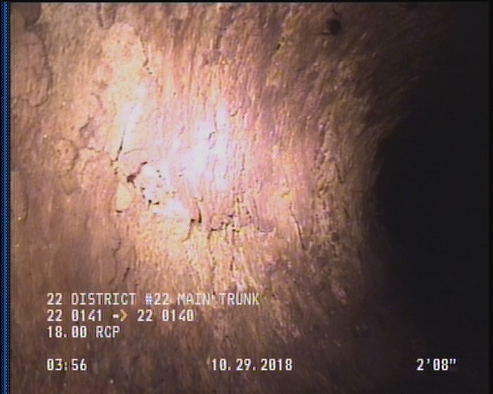 Surface Spalling, from 08 to 04 o'clock, within 8 inches of joint: YES, Start