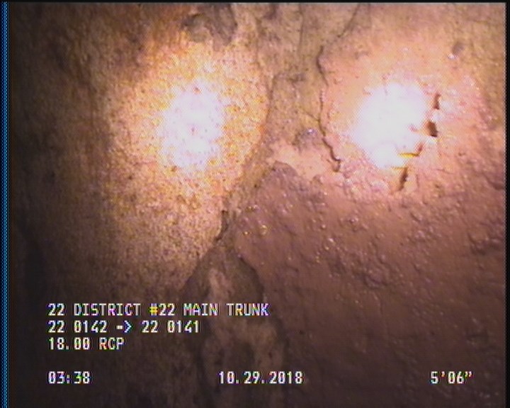 Surface Spalling, from 08 to 04 o'clock, within 8 inches of joint: YES, Start