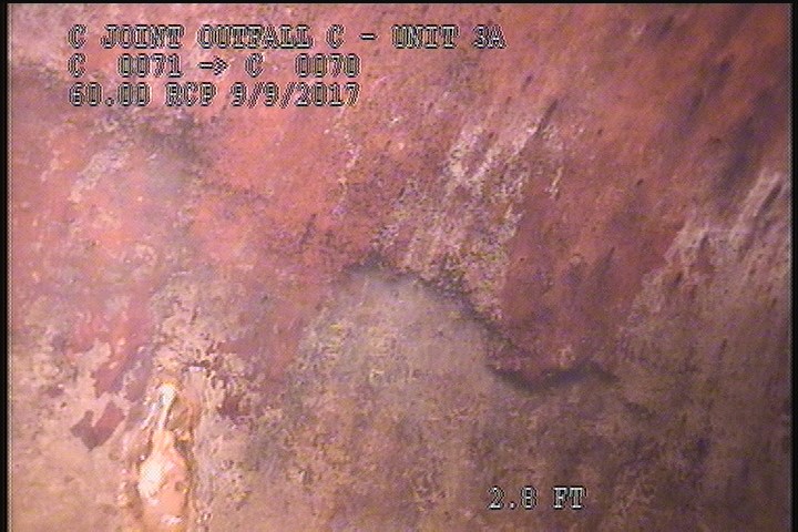 Lining Failure Other, from 09 to 11 o'clock, within 8 inches of joint: NO - PEELING