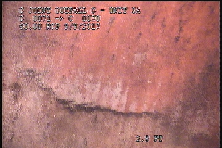 Lining Failure Other, from 09 to 11 o'clock, within 8 inches of joint: NO, Start - PEELING