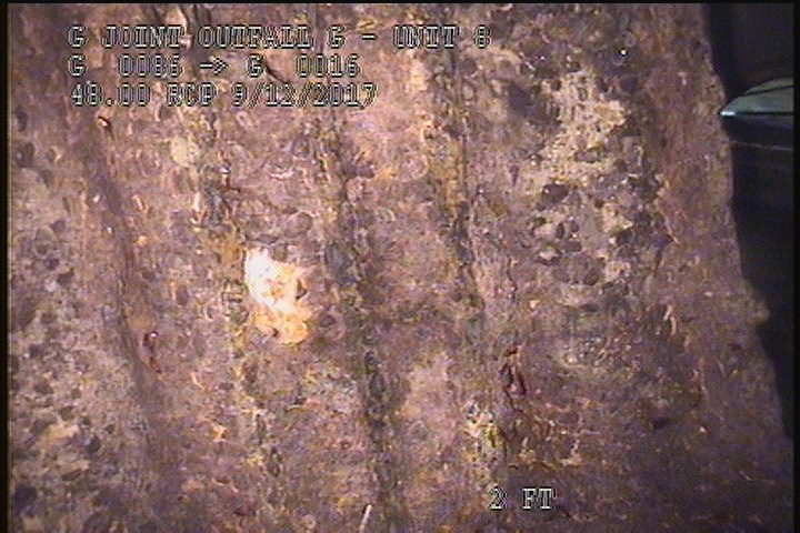 Surface Reinforcement Corroded, from 11 to 01 o'clock, within 8 inches of joint: NO - CIRCUM REBAR