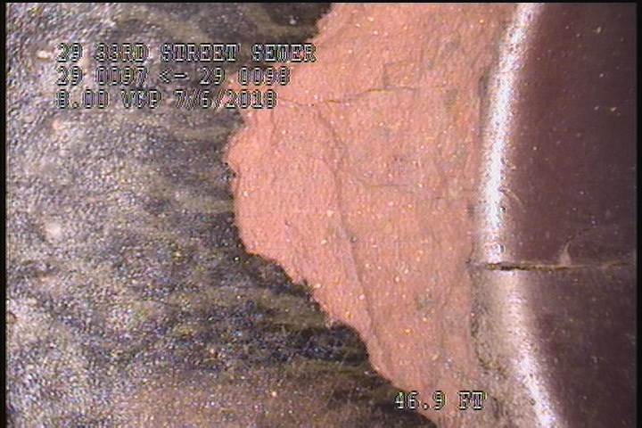Surface Spalling, from 08 to 10 o'clock, within 8 inches of joint: YES
