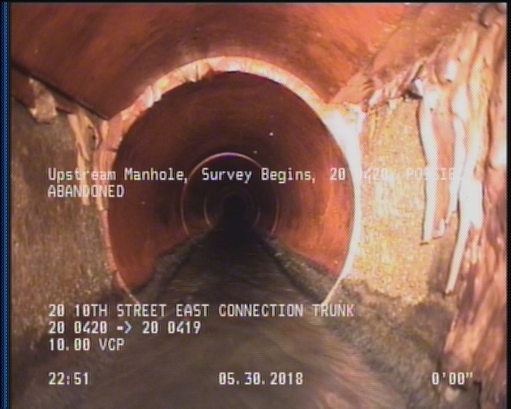 Upstream Manhole, Survey Begins - 20 0420, POSSIBLY ABANDONED