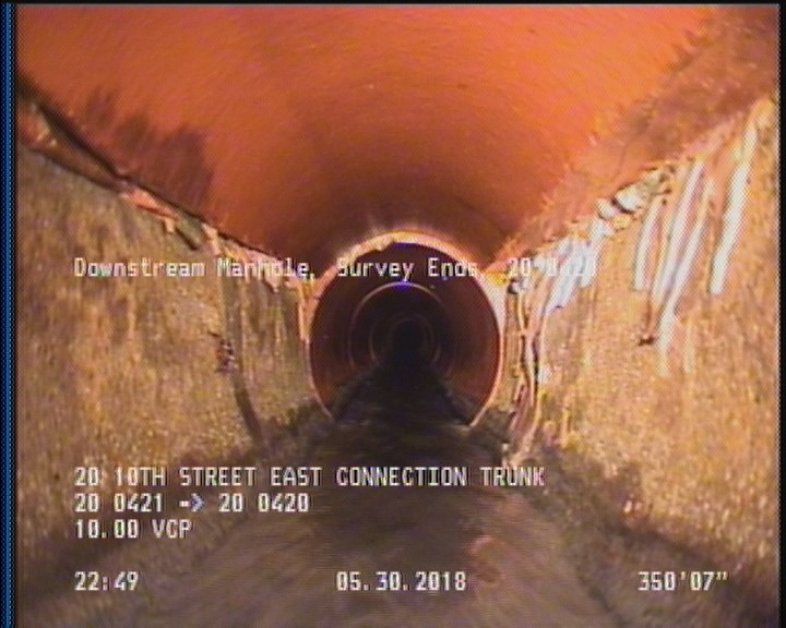 Downstream Manhole, Survey Ends - 20 0420