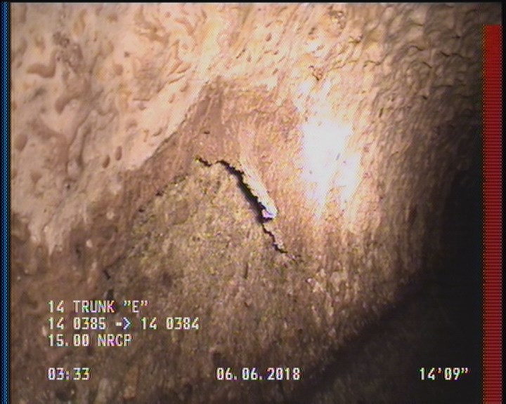 Surface Spalling, from 09 to 03 o'clock, within 8 inches of joint: YES, Start