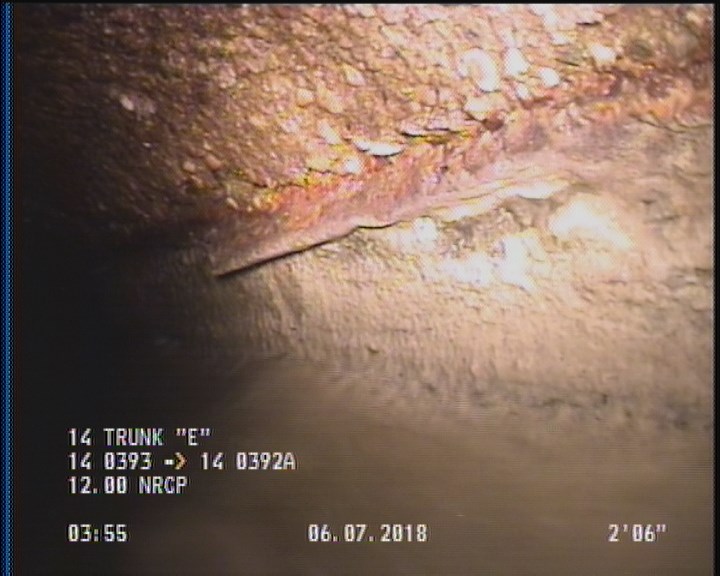 Deposits Attached Grease, 5 %of cross sectional area, from 03 to 09 o'clock, , within 8 inches of joint: YES, Start