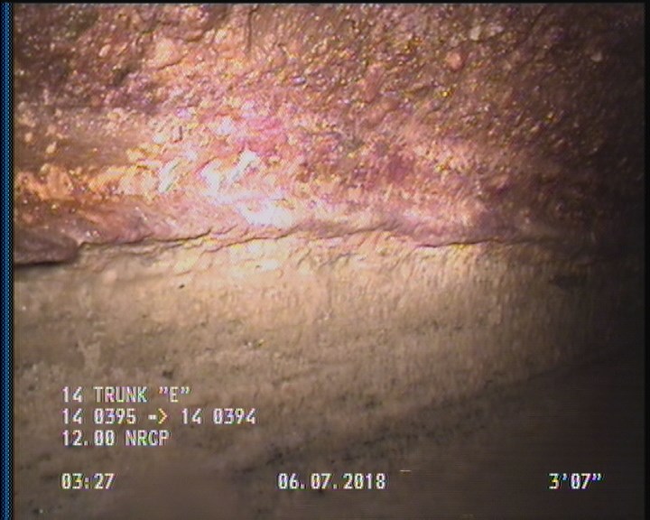 Deposits Attached Grease, 10 %of cross sectional area, from 03 to 09 o'clock, , within 8 inches of joint: YES, Start