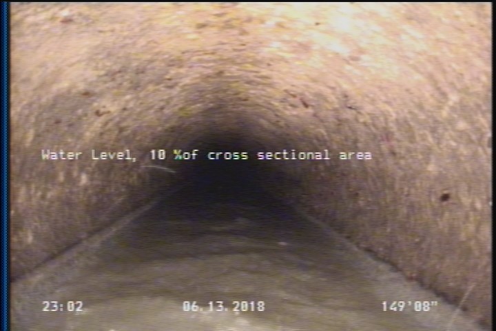 Water Level, 10 %of cross sectional area
