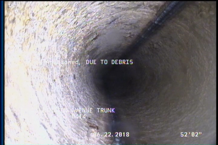 Survey Abandoned - DUE TO DEBRIS