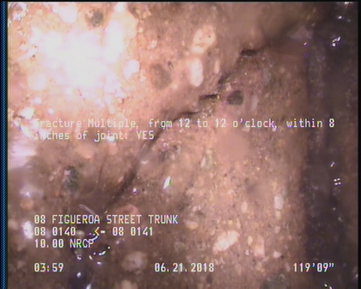 Fracture Multiple, from 12 to 12 o'clock, within 8 inches of joint: YES