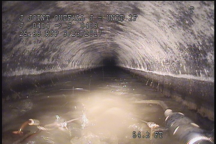 Upstream Manhole, Survey Begins - 9:27 AM