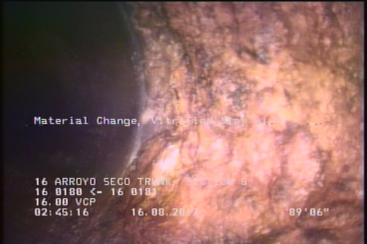 Material Change, Vitrified clay pipe