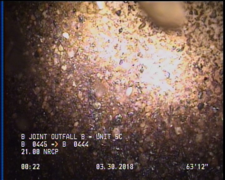 Surface Aggregate Projecting, from 09 to 03 o'clock, within 8 inches of joint: YES, Start