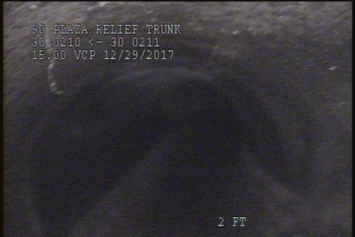 Downstream Manhole, Survey Begins - 9:00 AM