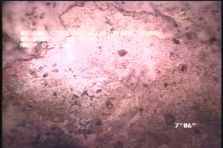 Surface Aggregate Visible, from 10 to 11 o'clock, within 8 inches of joint: NO - SEVERE AGG